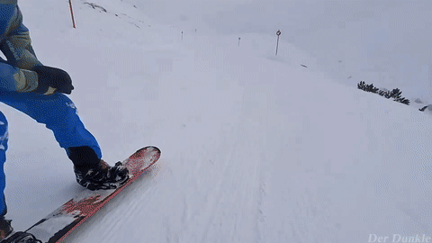 Beautiful mountain landscape photograph taken during a snowboarding trip